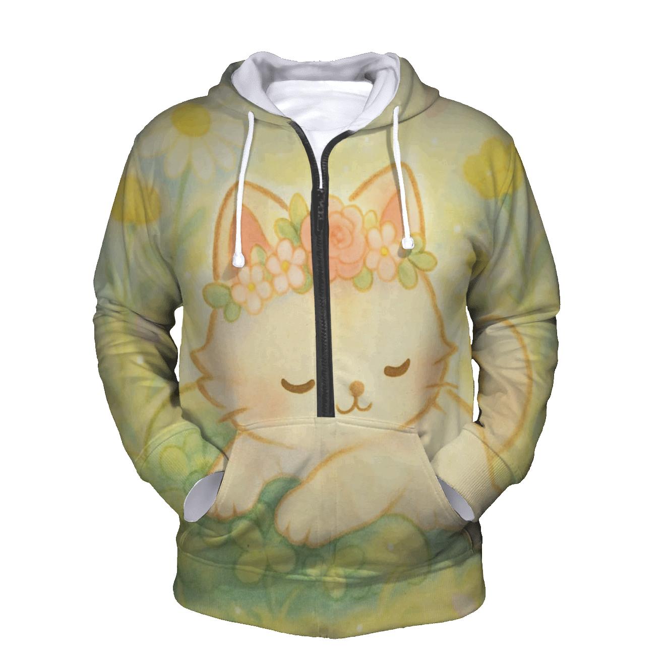 Flower Crown Sunbeam Nap printed hoodies