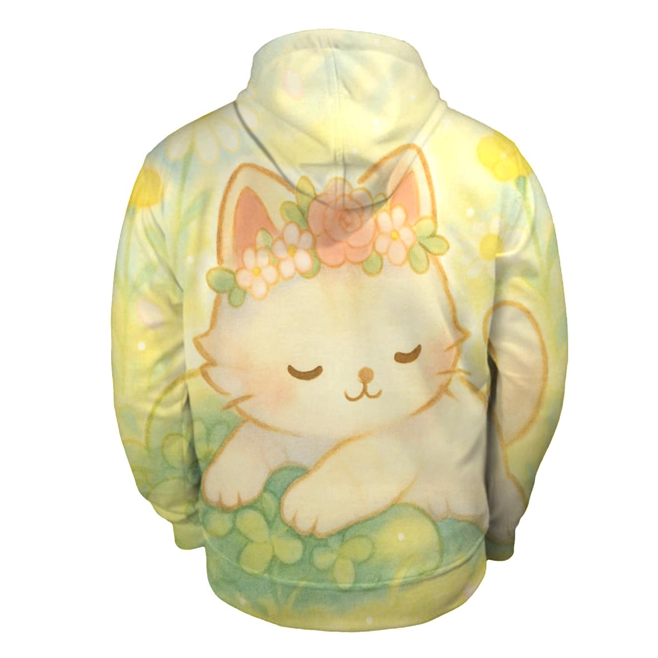 Flower Crown Sunbeam Nap printed hoodies