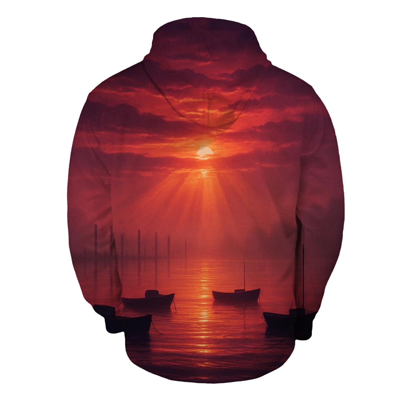 Crimson Cloud Harbor Drift pullover hoodies