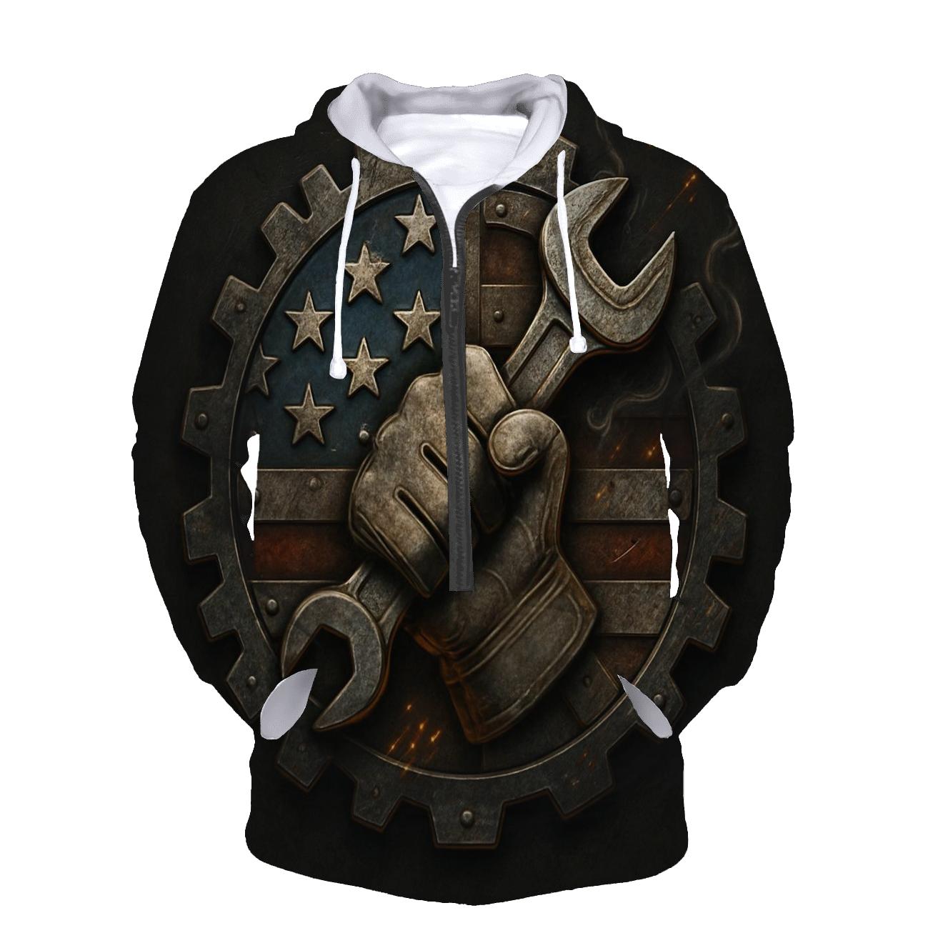 Rustbelt Gearwork Flag hoodie styles