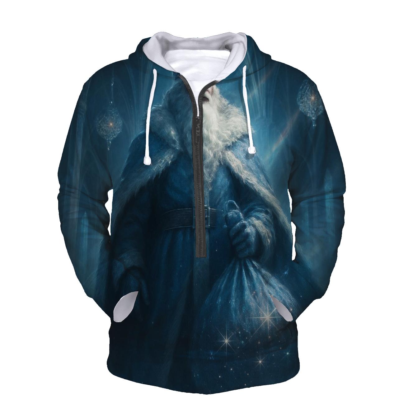 Crystal Crown Santa In Snow Cathedral hoodies fashion
