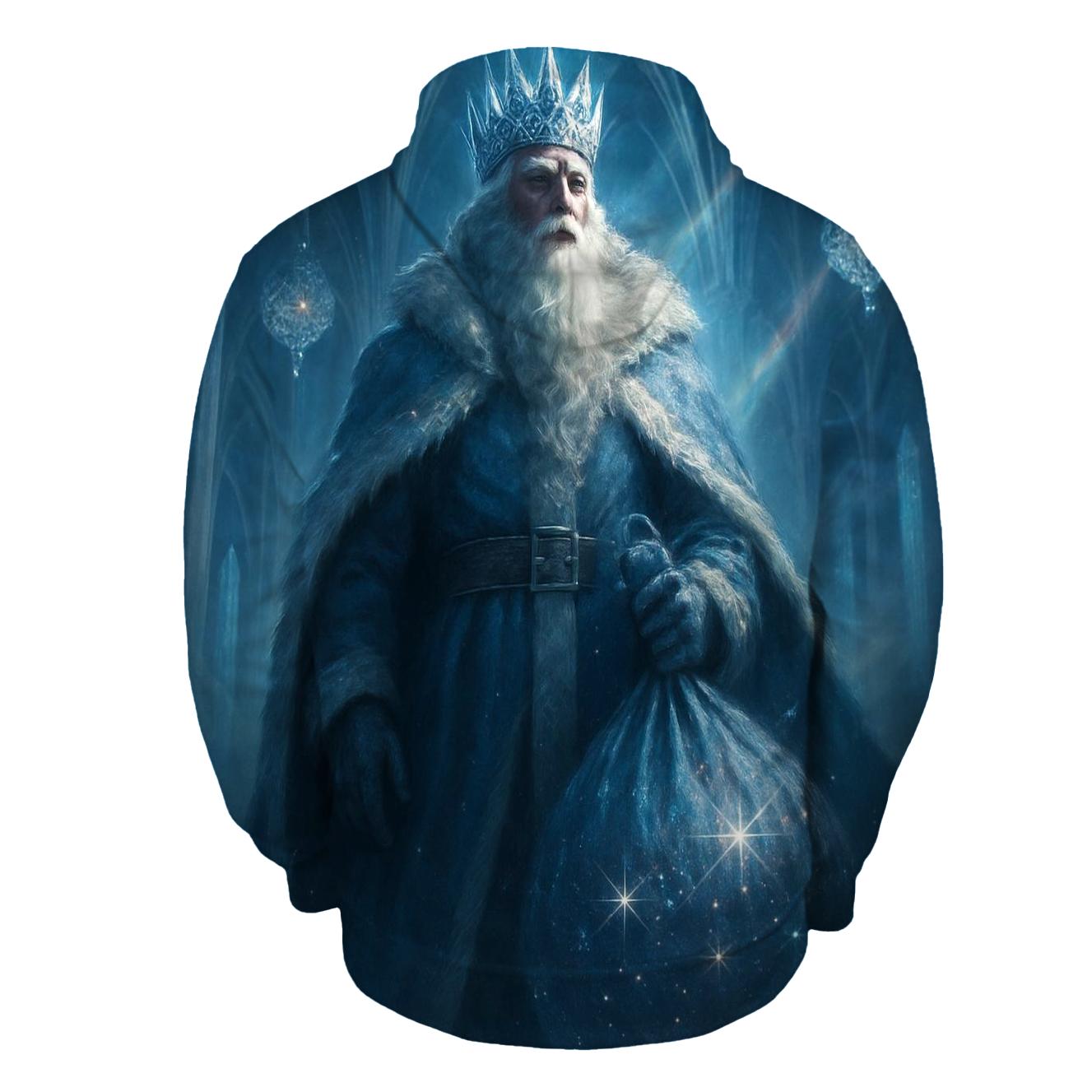 Crystal Crown Santa In Snow Cathedral hoodies fashion