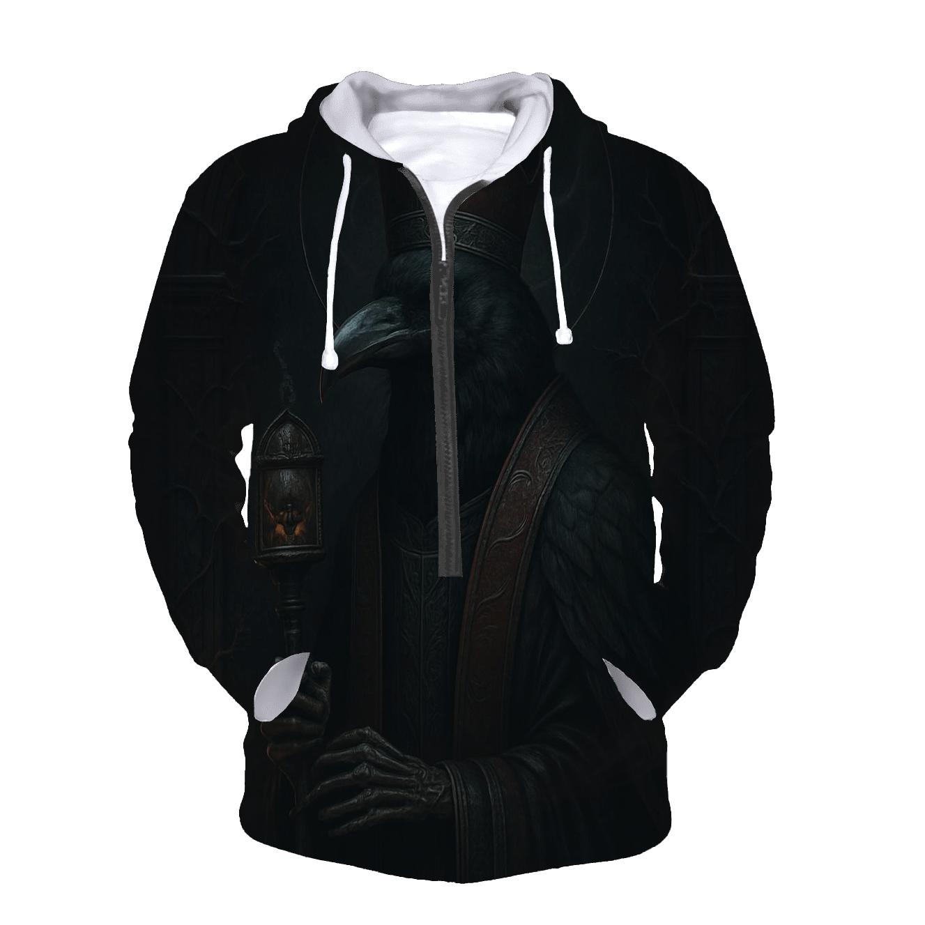 Raven Bishop Of The Black Sacrament graphic hoodies