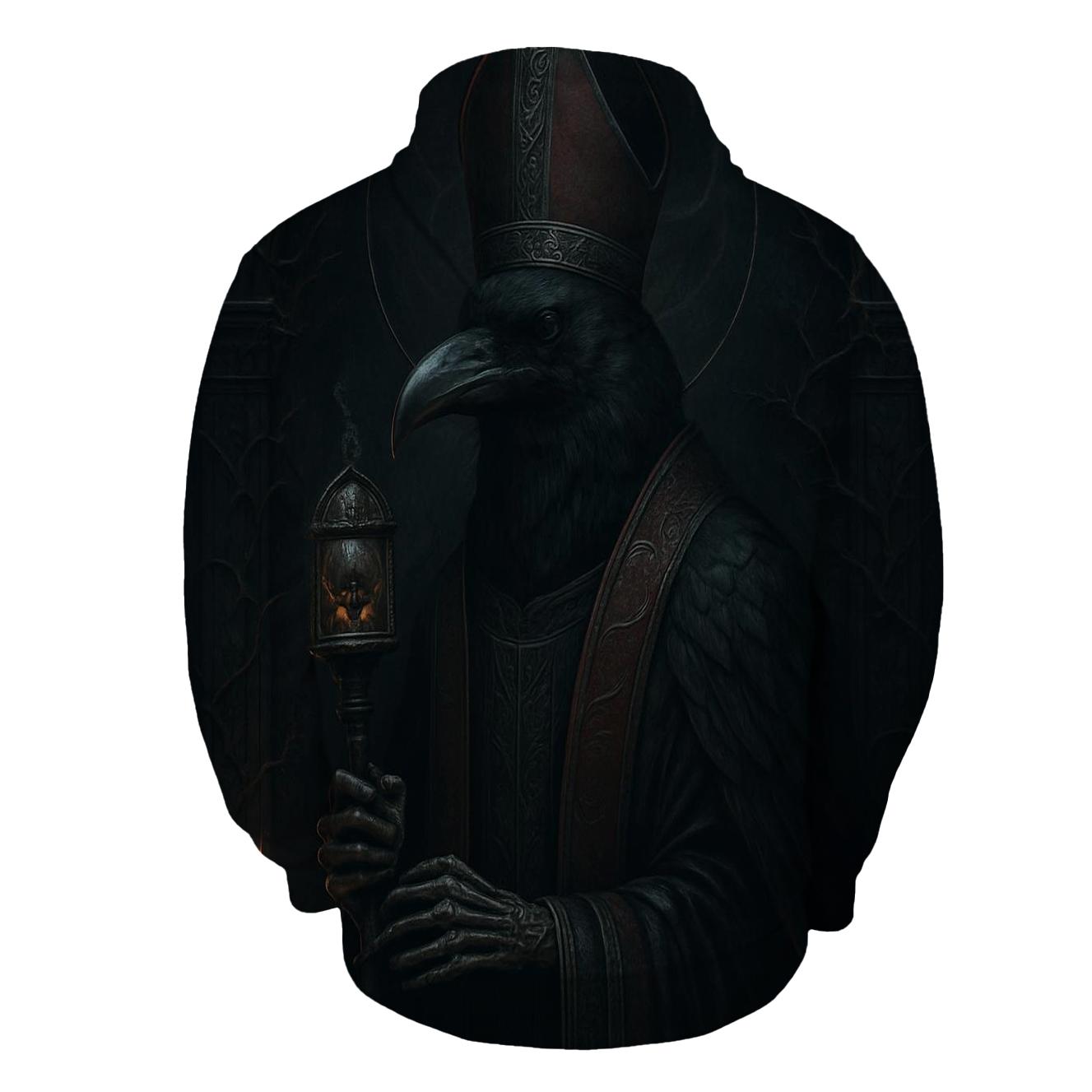Raven Bishop Of The Black Sacrament graphic hoodies