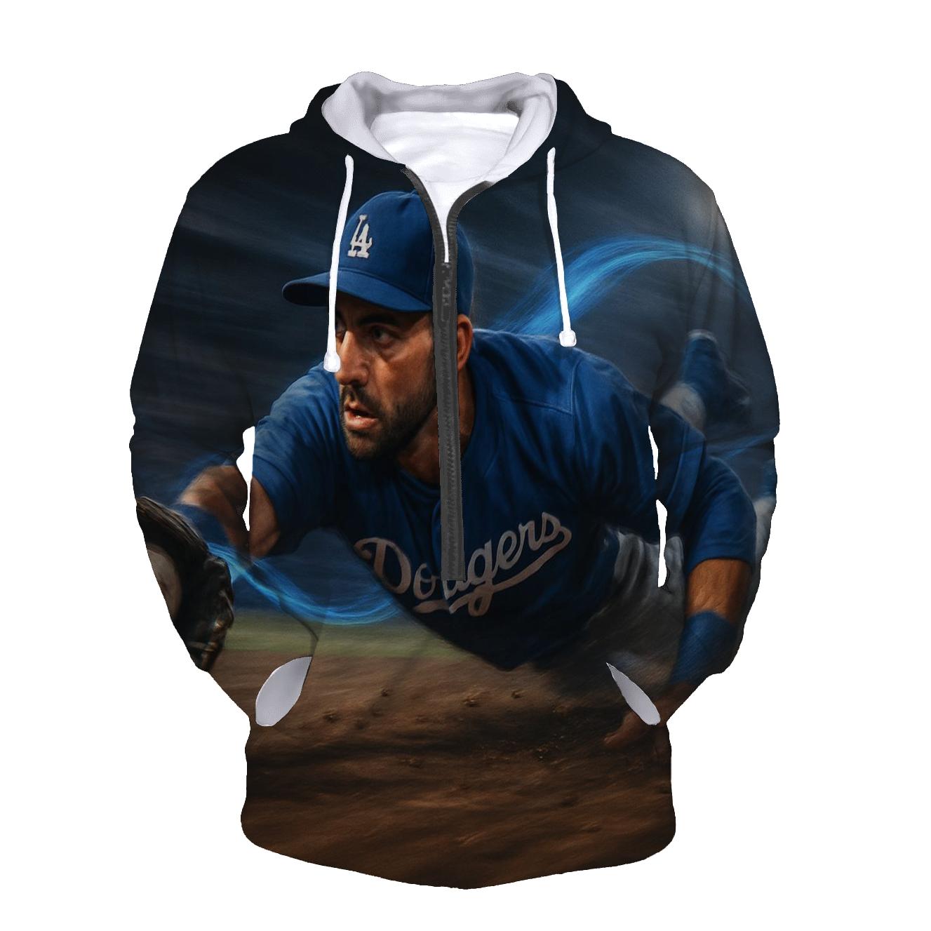 Blue Energy Infield Sprint heavyweight hoodies