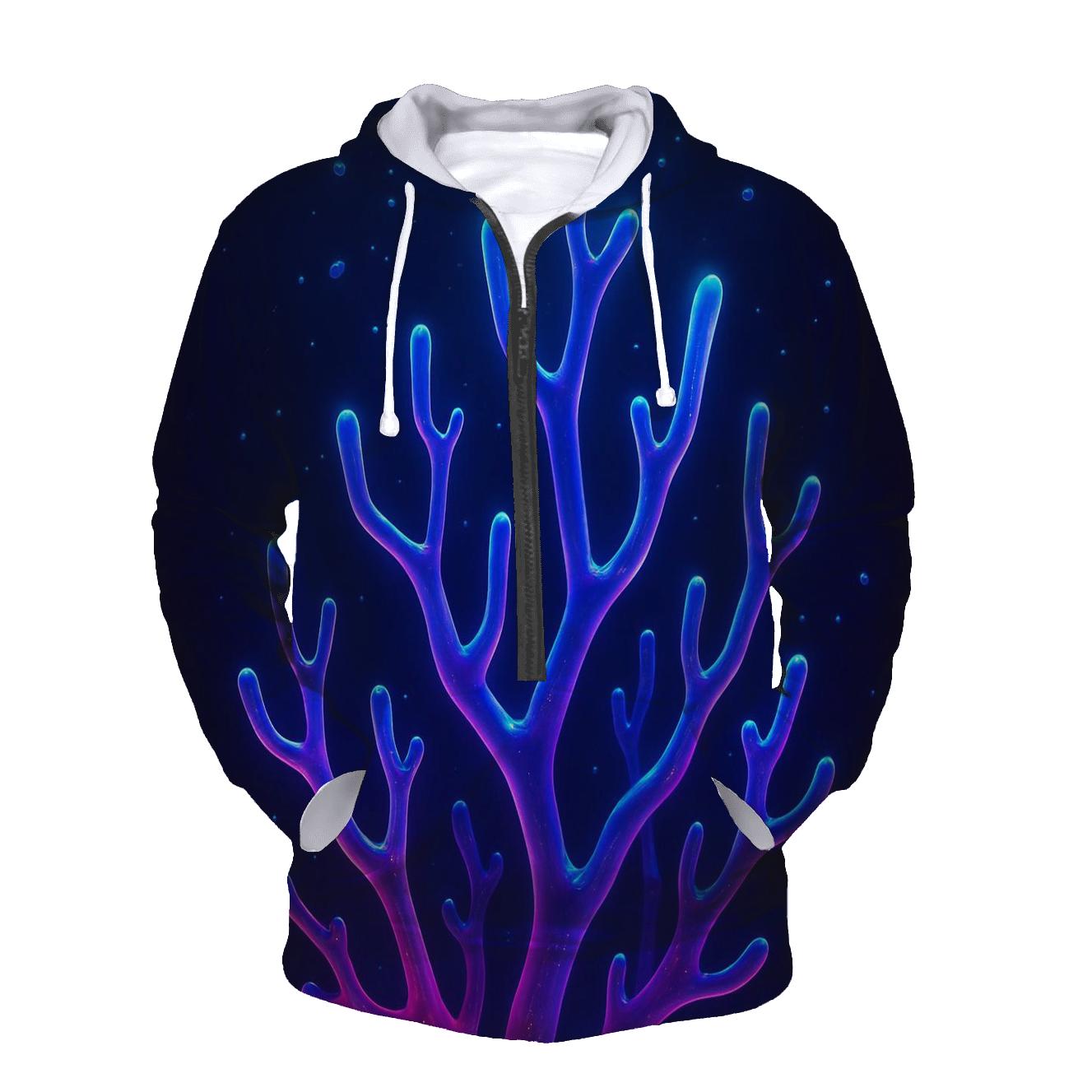 Midnight Coral Nebula hoodie trends