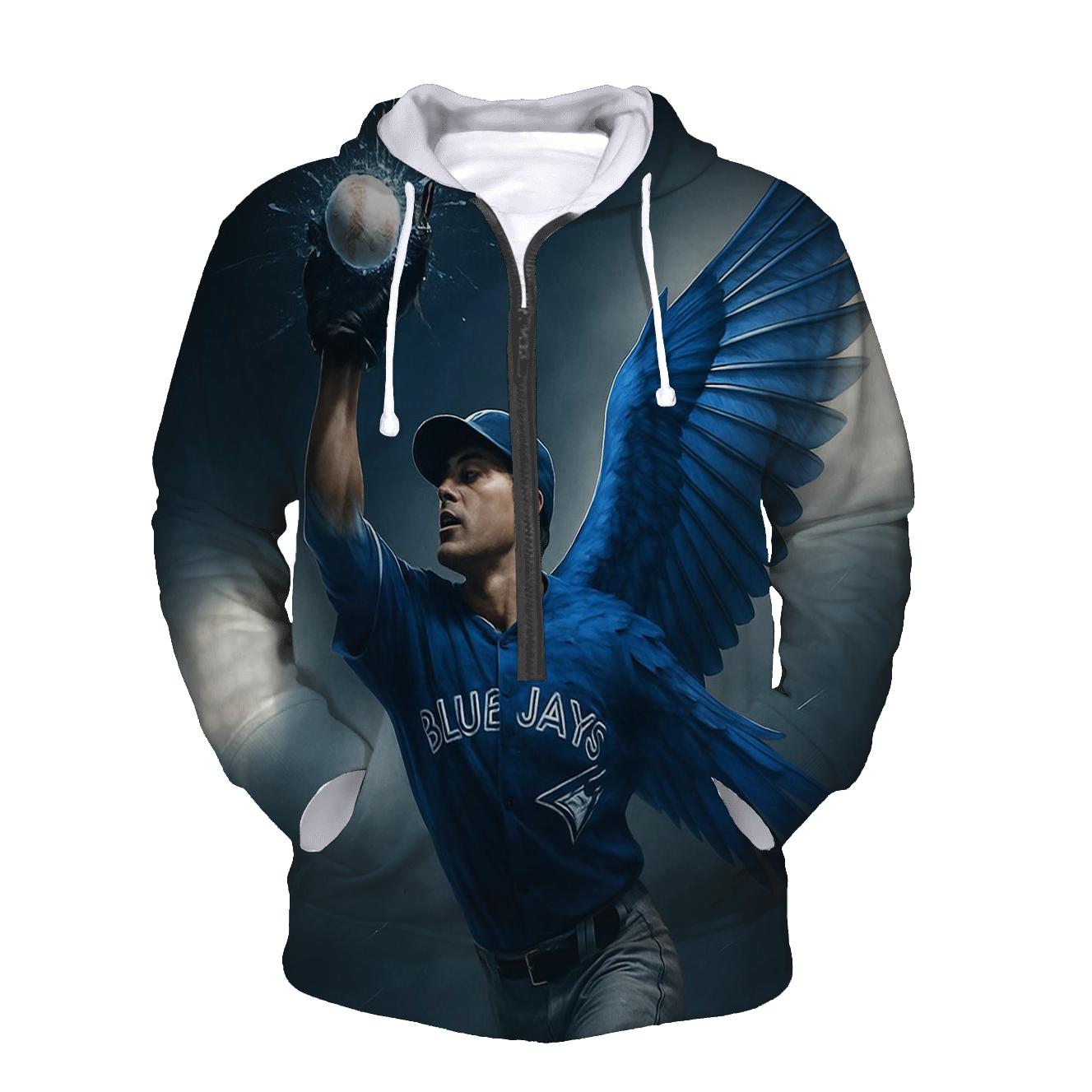 Icy Backlight Catch, Blue Jays Finish designer hoodies