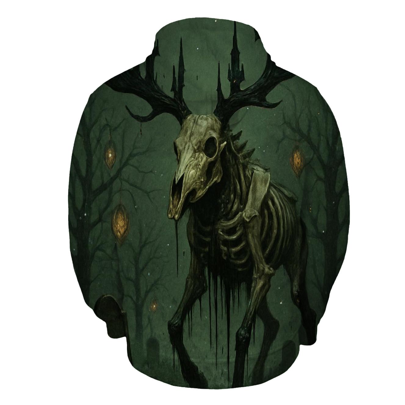 Obsidian Stag Of The Grave Orchard pullover hoodies
