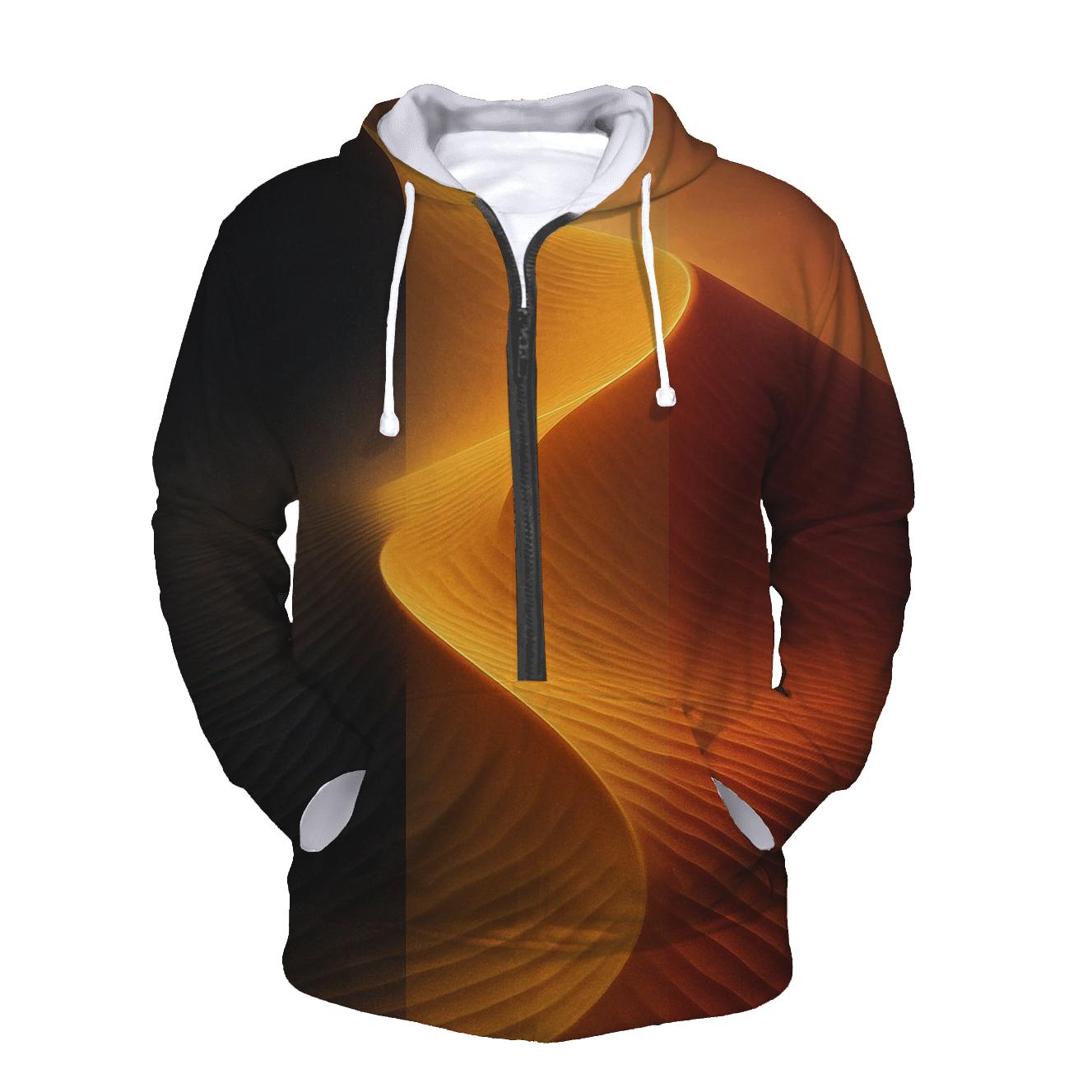 Belgium Desert Gradient Banner lightweight hoodies