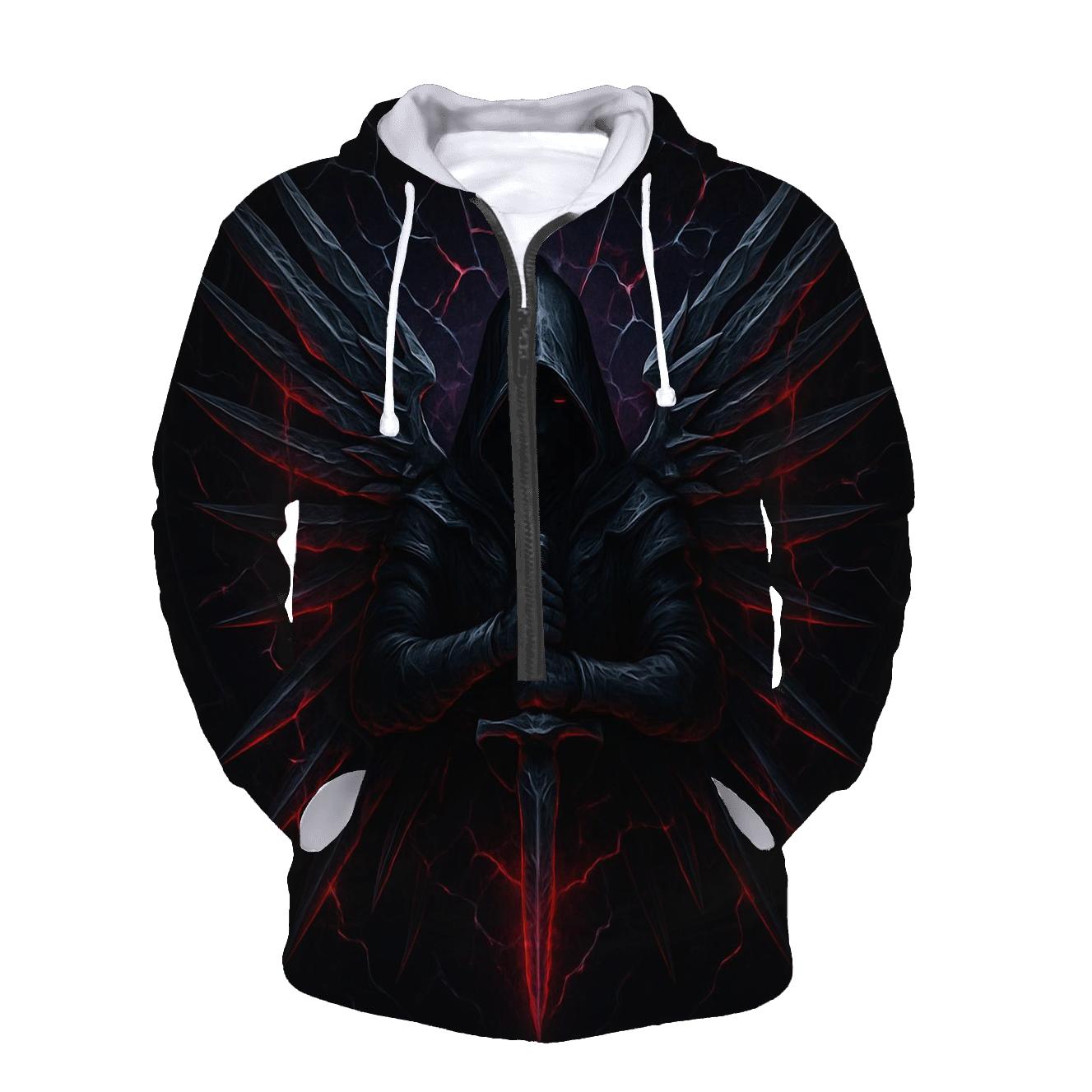 Dagger Seraph Under Shattered Glass Sky hoodies fashion