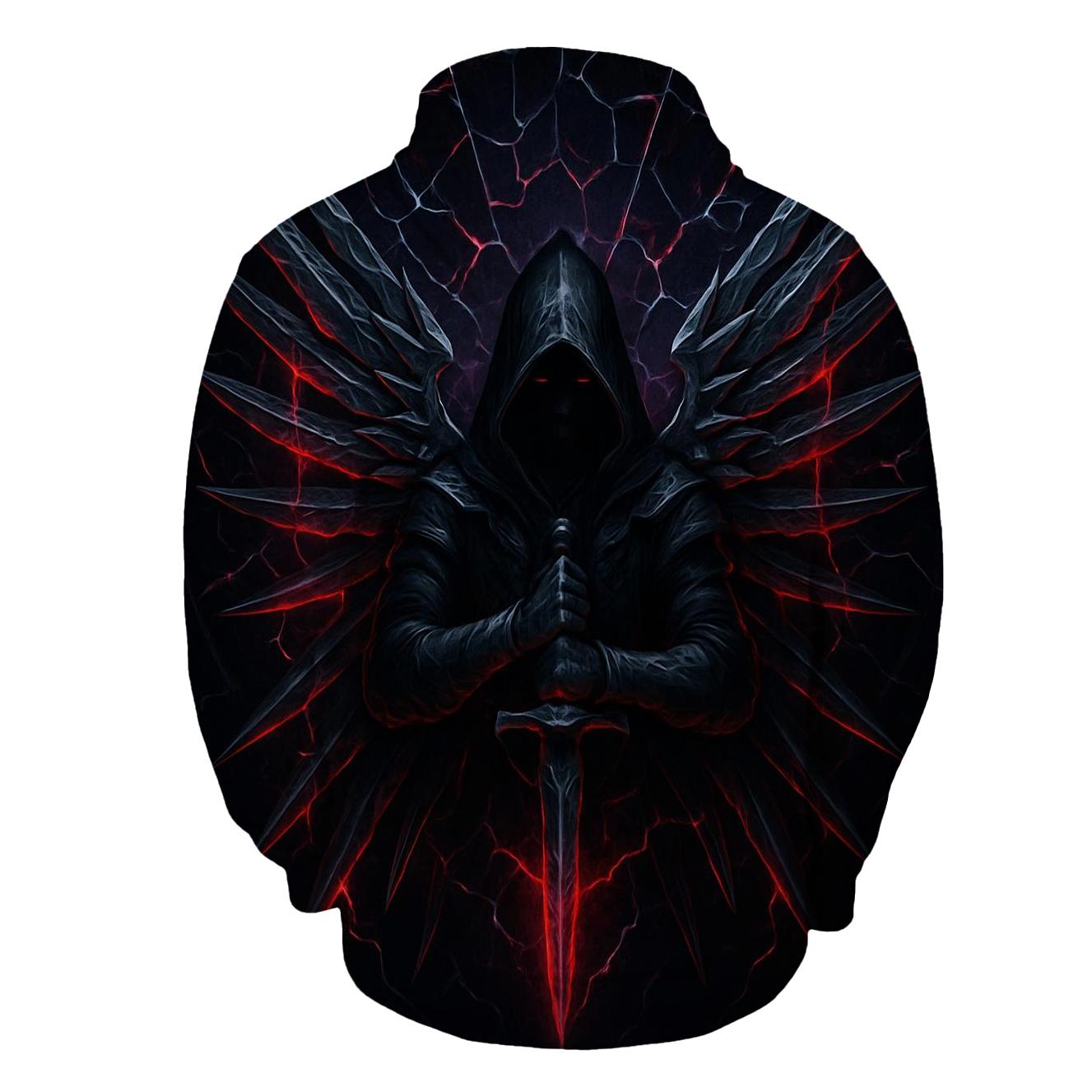 Dagger Seraph Under Shattered Glass Sky hoodies fashion