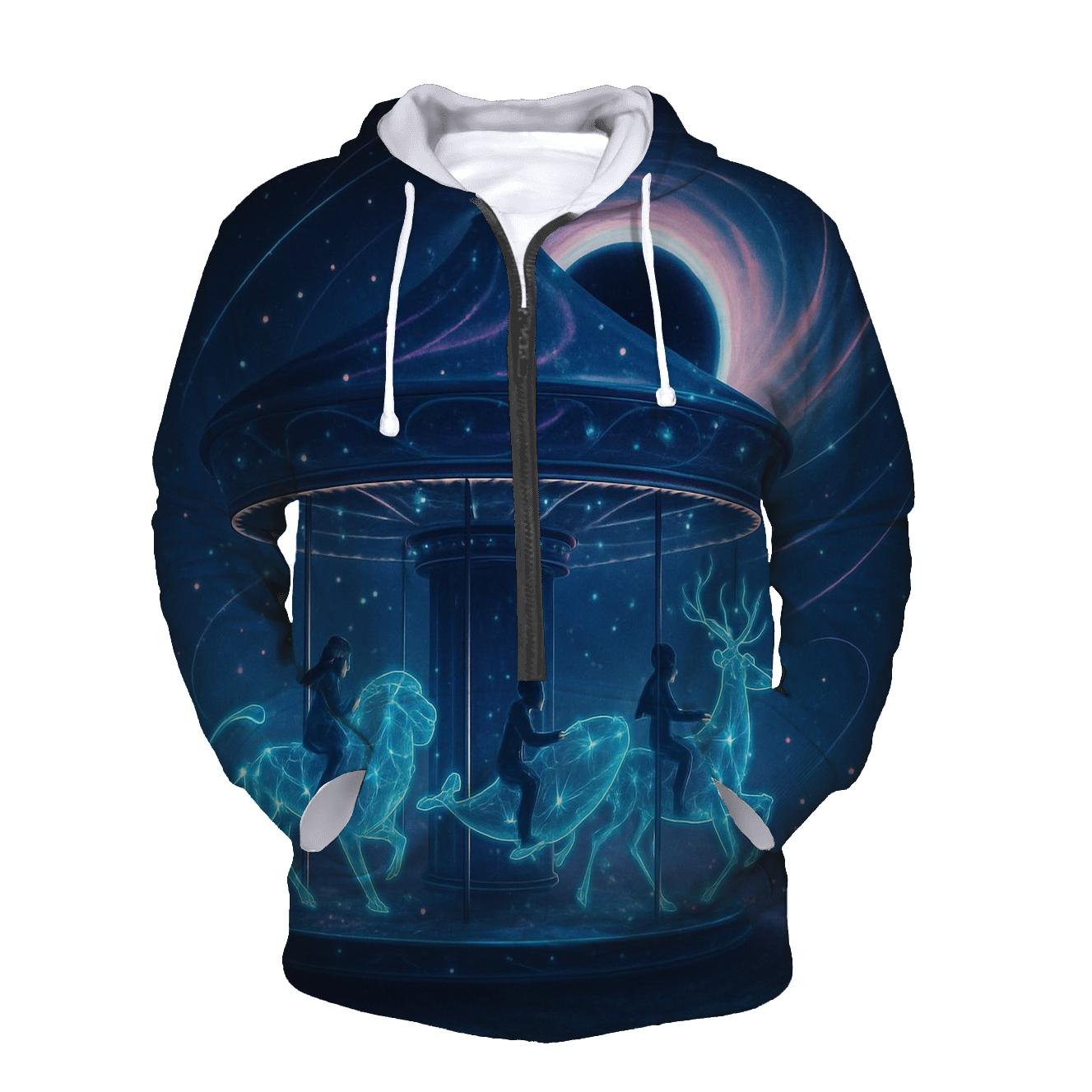 Eventide Black Hole Carousel embroidered hoodies