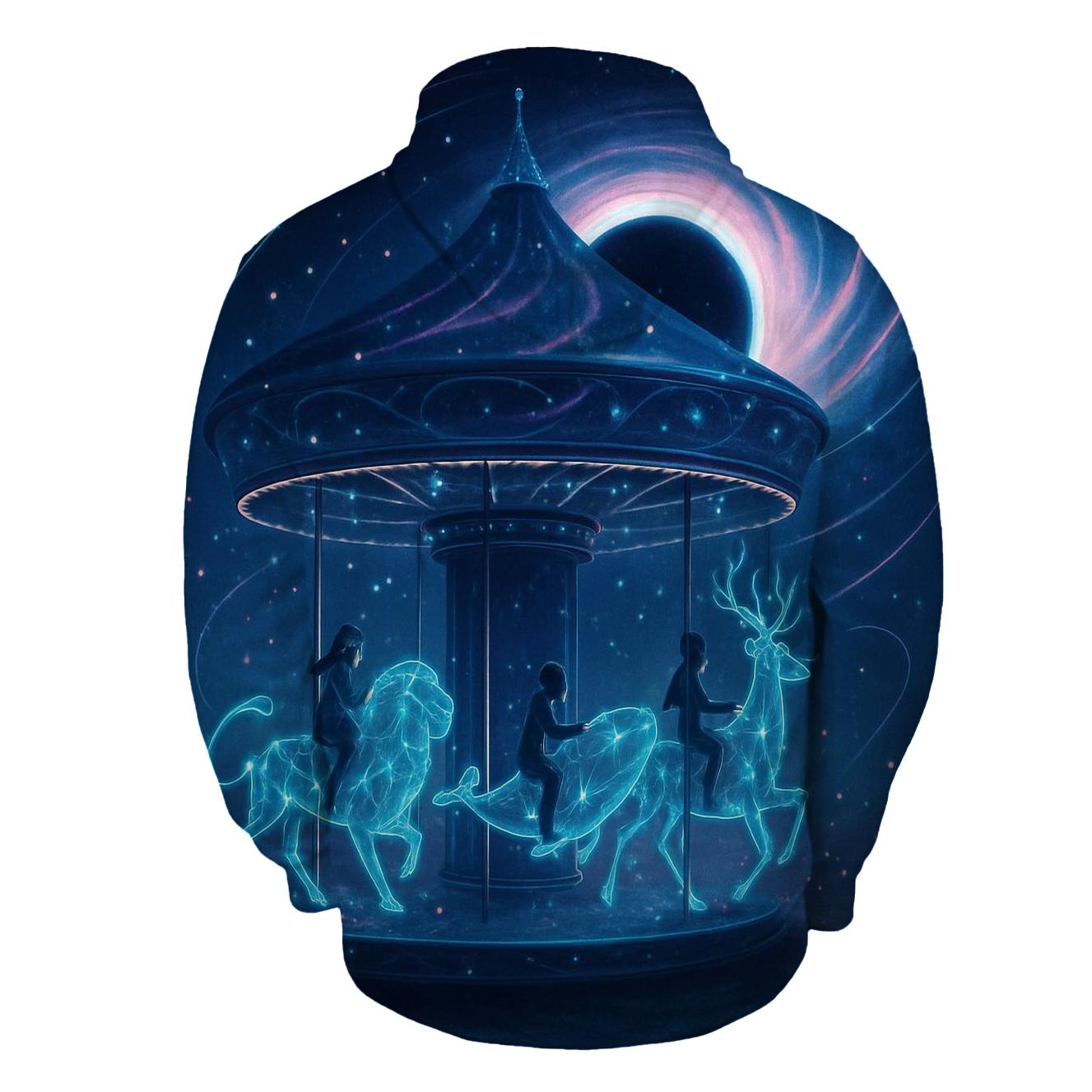 Eventide Black Hole Carousel embroidered hoodies