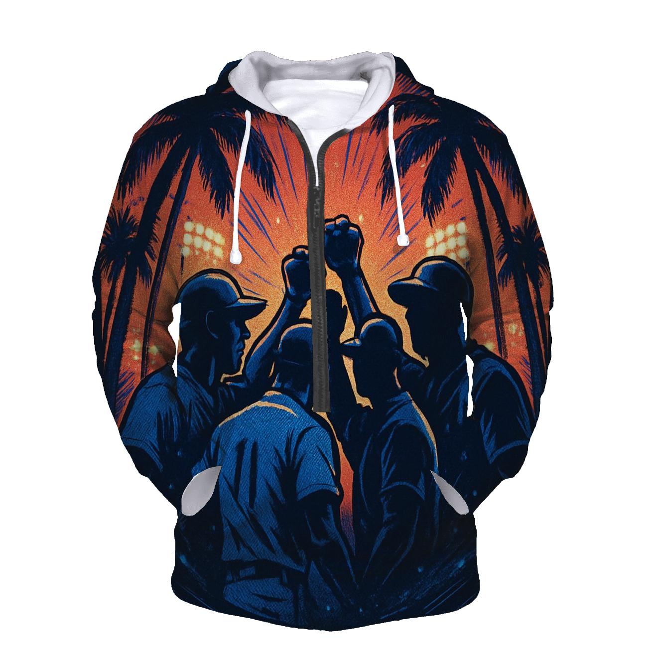 Palm Shadows Rally Charge hoodie trends