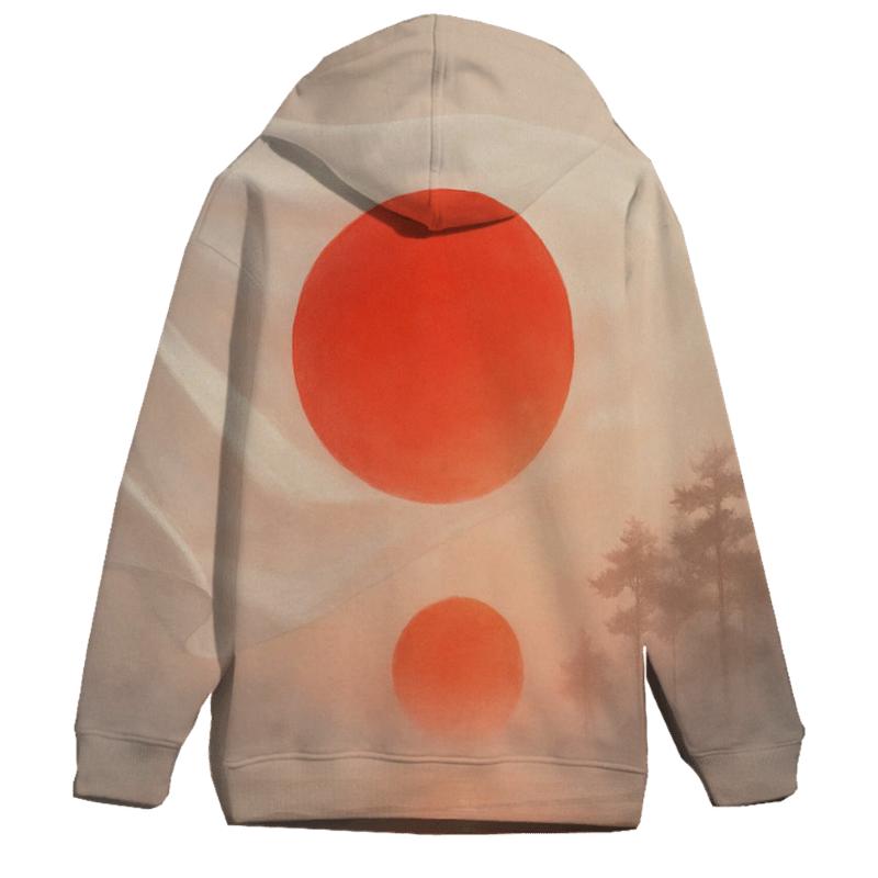 Aurora Silk Japan graphic hoodies