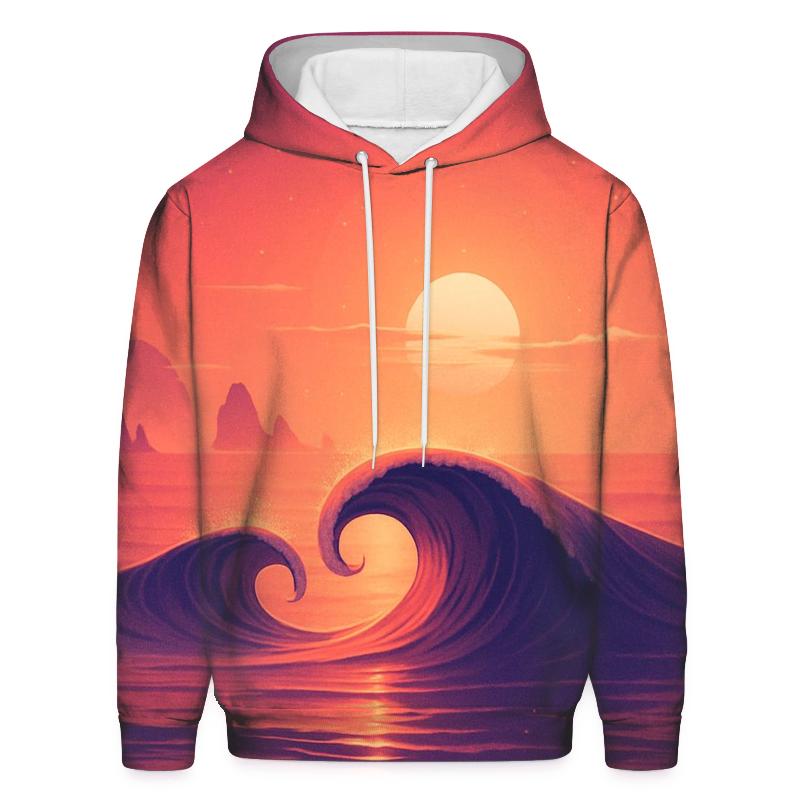 Afterglow Tide Cathedral embroidered hoodies