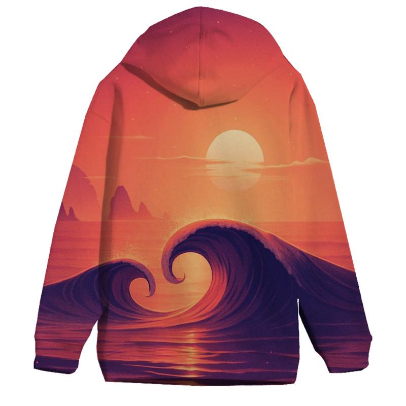 Afterglow Tide Cathedral embroidered hoodies
