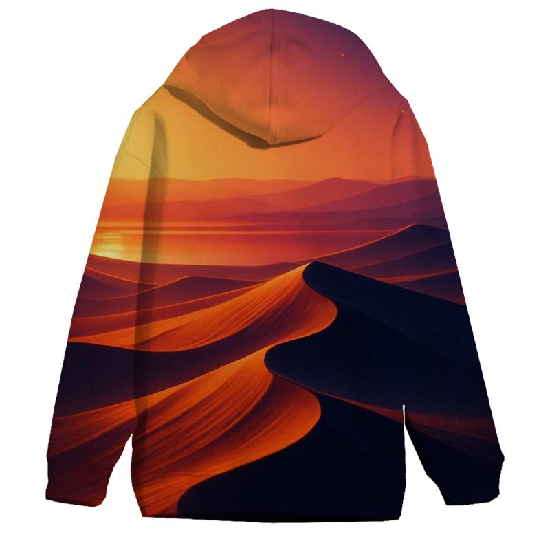Sunset Over Glass Dunes lightweight hoodies