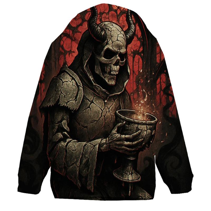 Thorned Reliquary Of The Fallen Saint embroidered hoodies