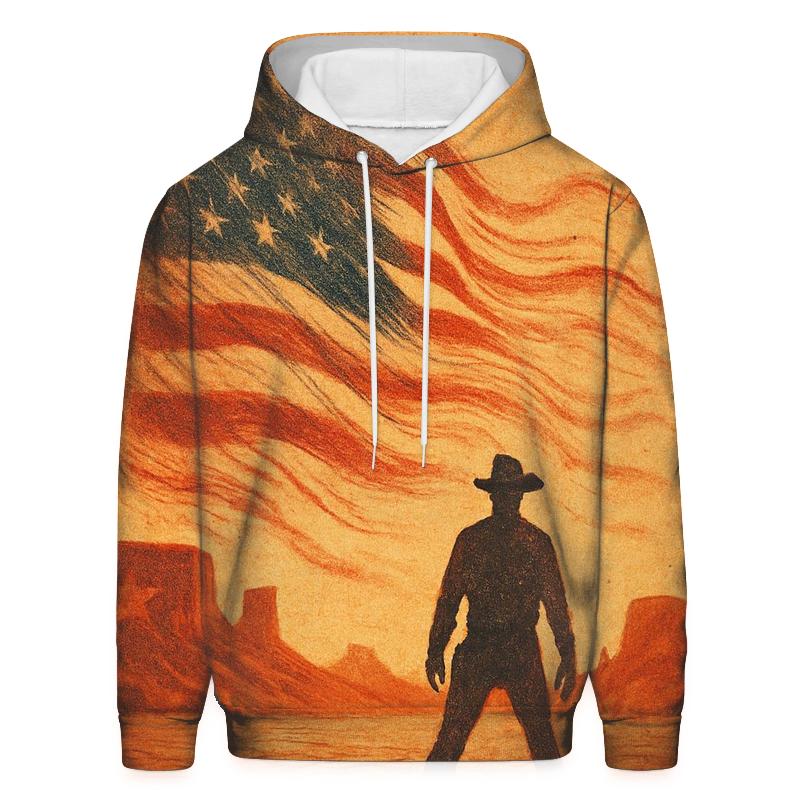 Desert Freedom Mirage Flag embroidered hoodies