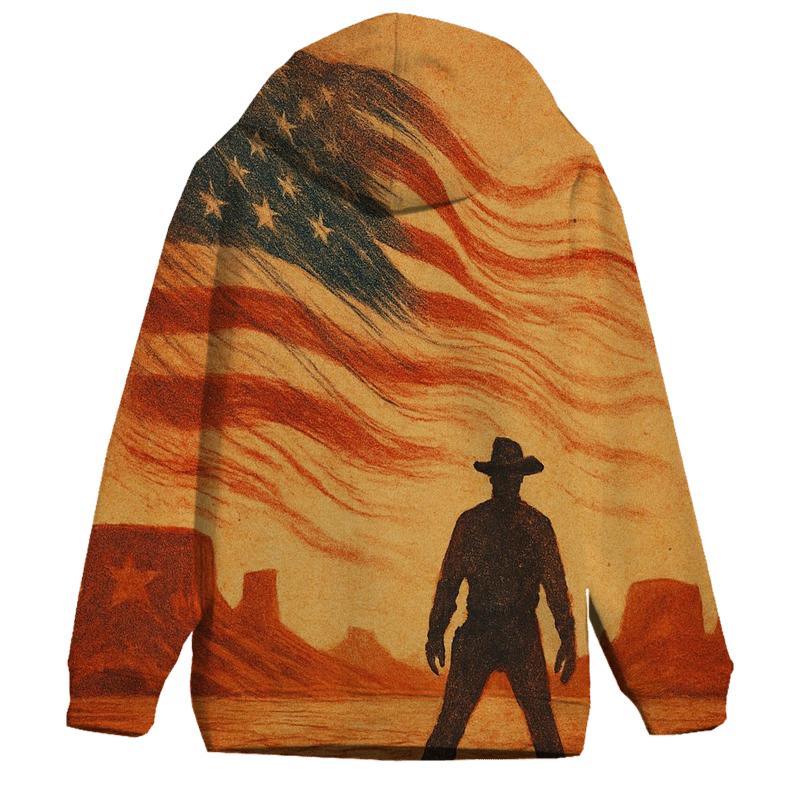 Desert Freedom Mirage Flag embroidered hoodies