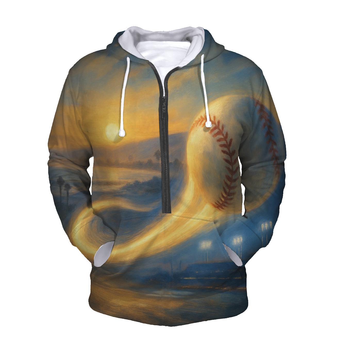 Golden Coast Curveball Mirage printed hoodies