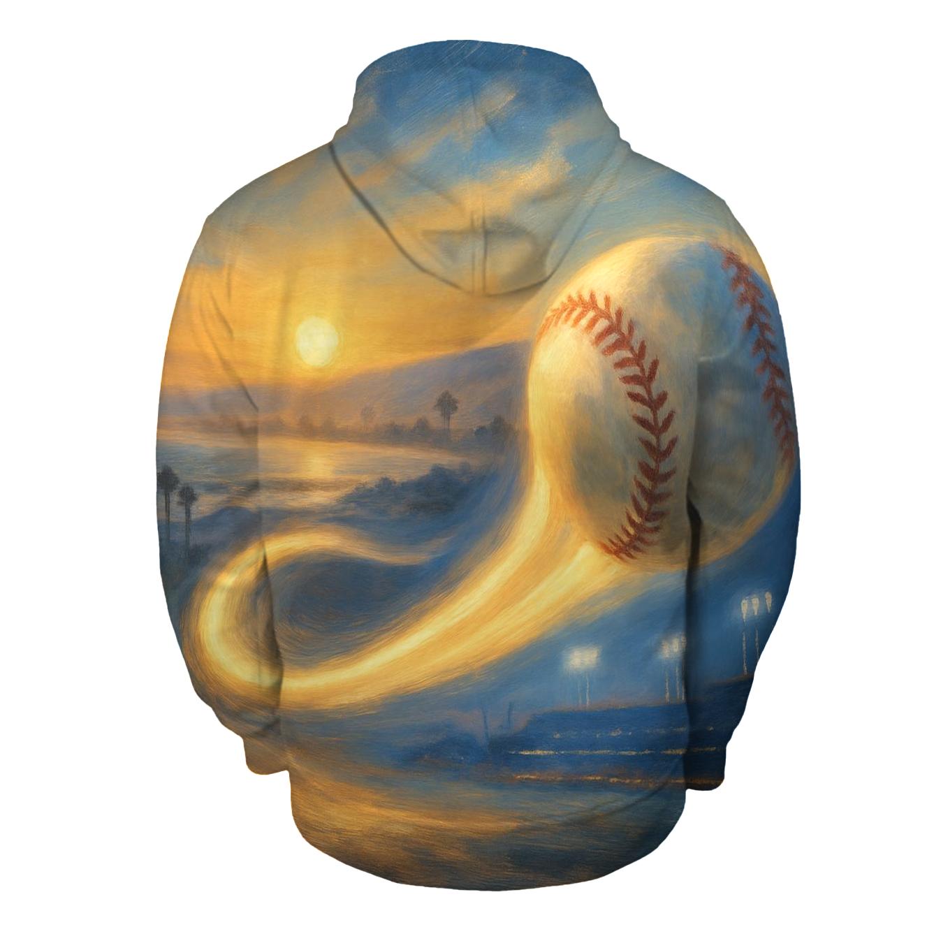 Golden Coast Curveball Mirage printed hoodies