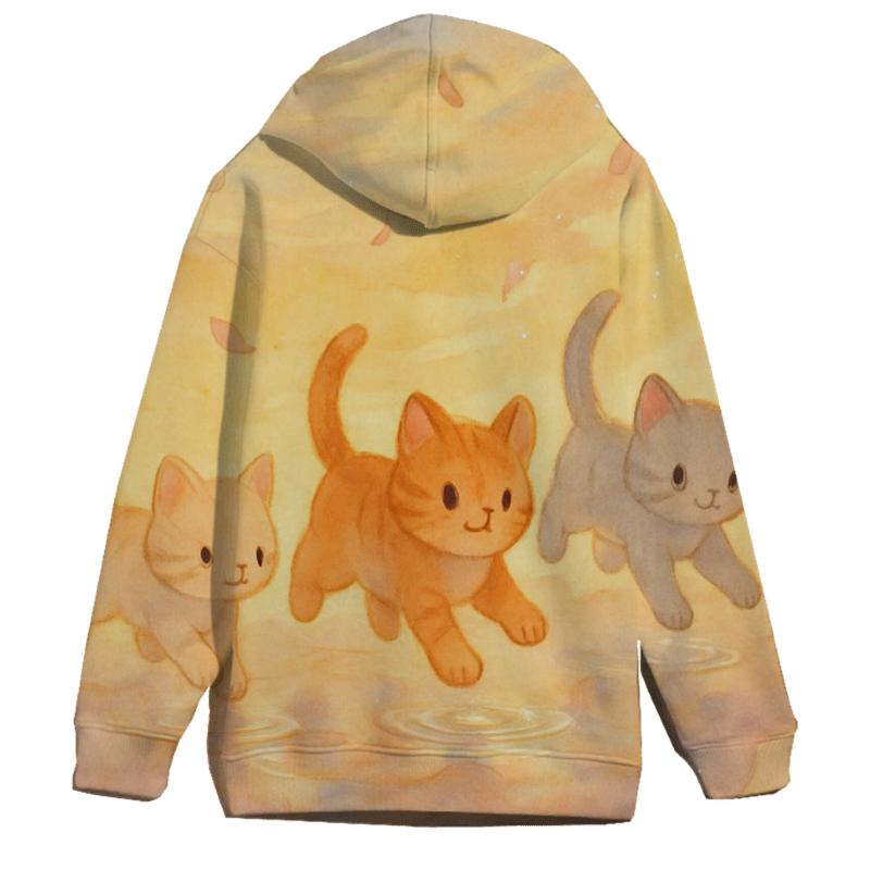 Cloud Puddle Pawprints hoodie styles
