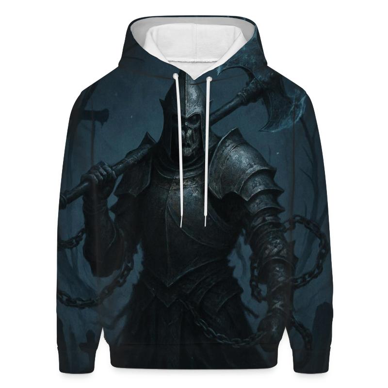 Moonlit Executioner With Iron Halo lightweight hoodies
