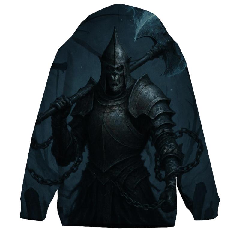 Moonlit Executioner With Iron Halo lightweight hoodies