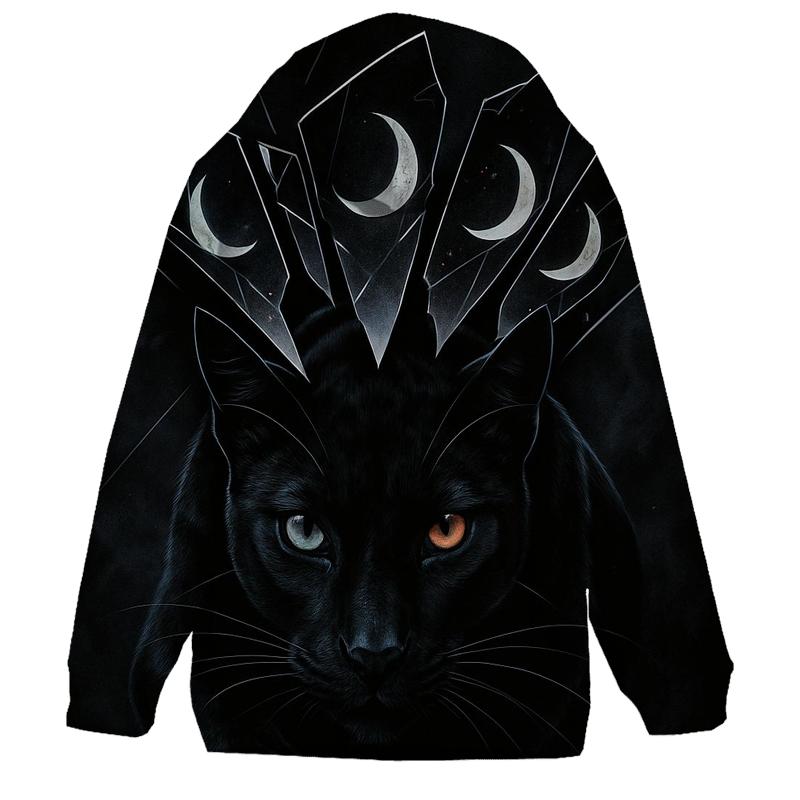 Shattered Mirror Panther Cat lightweight hoodies