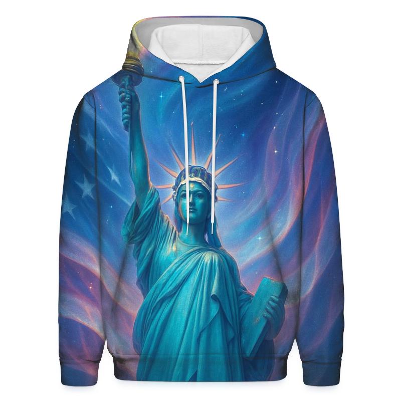Liberty Crown Aurora Flag hoodie styles