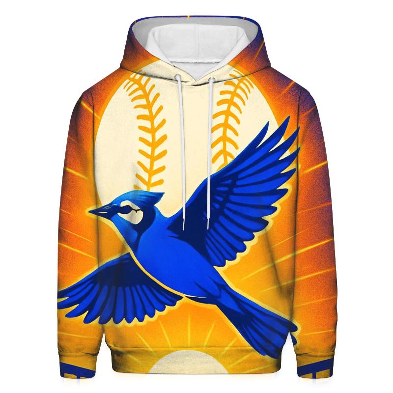 Stadium Horizon Rally, Blue Jays Edition graphic hoodies