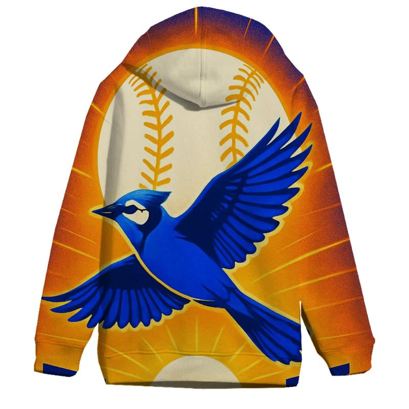 Stadium Horizon Rally, Blue Jays Edition graphic hoodies