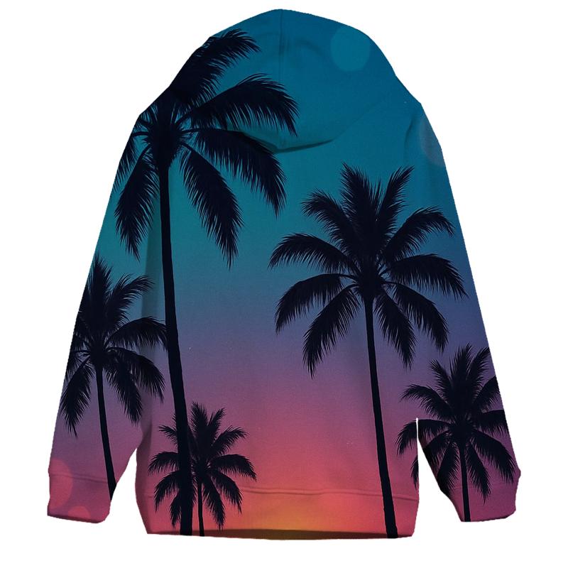 Palm Shadow Serenade pullover hoodies