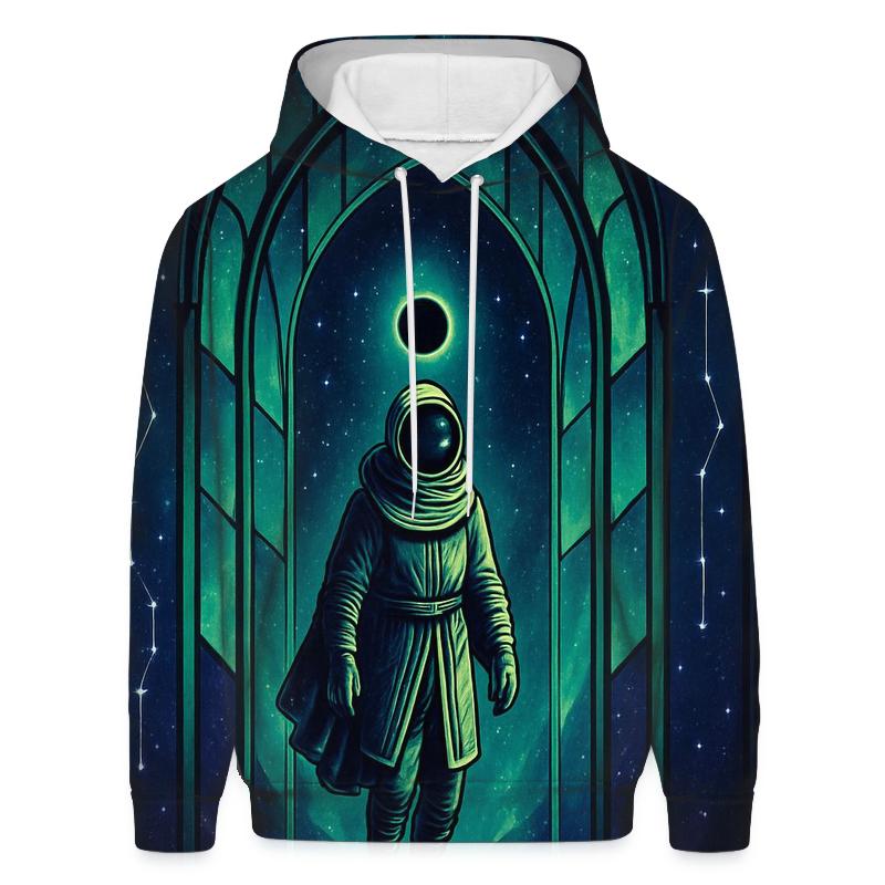 Aurora Cathedral Drift printed hoodies