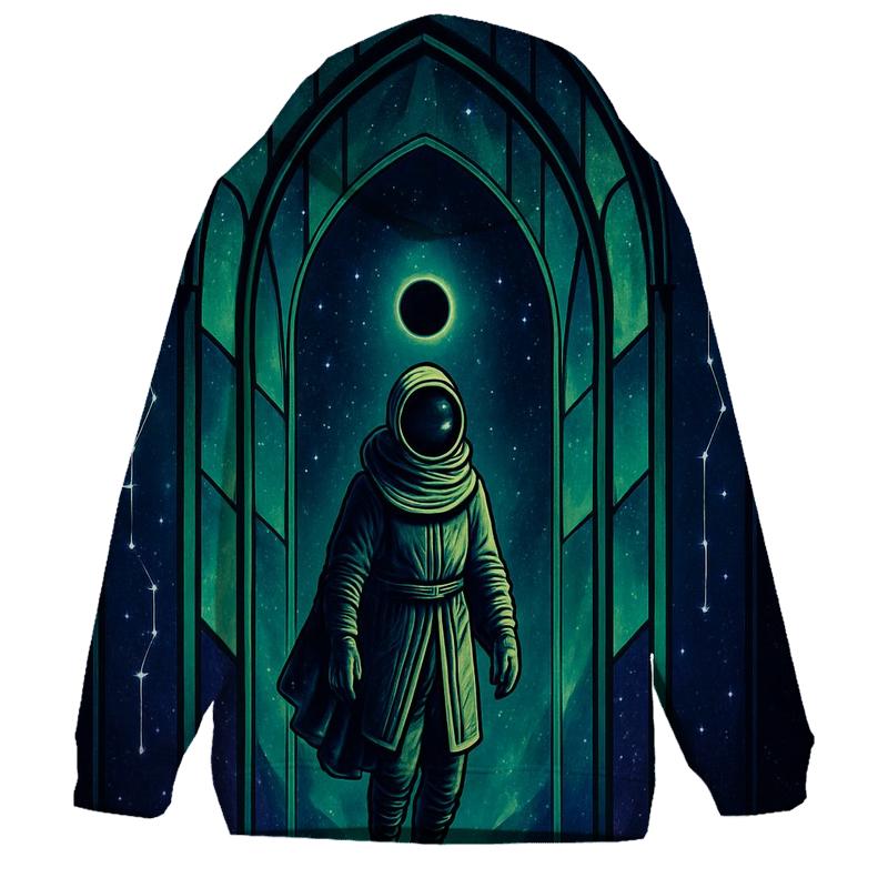 Aurora Cathedral Drift printed hoodies