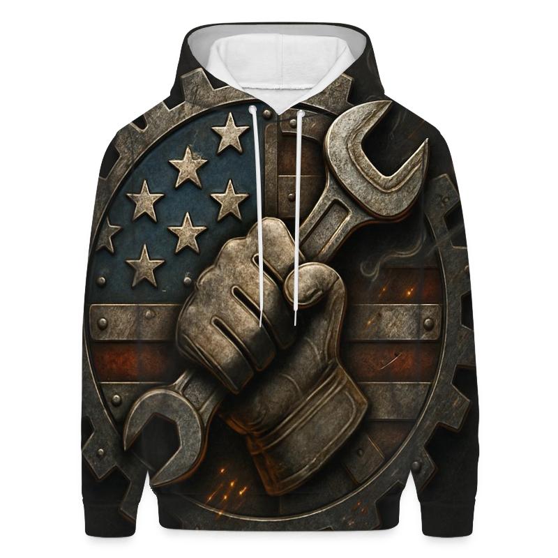 Rustbelt Gearwork Flag hoodies fashion