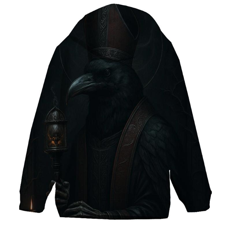 Raven Bishop Of The Black Sacrament graphic hoodies