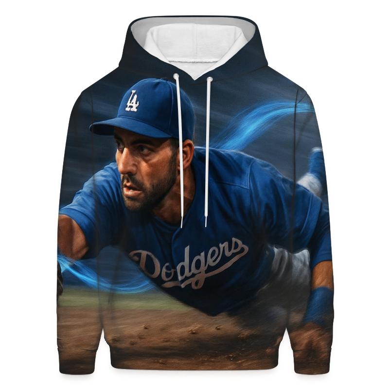 Blue Energy Infield Sprint graphic hoodies