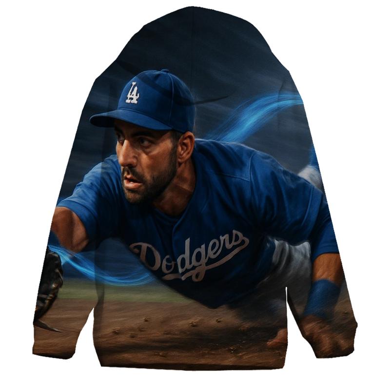 Blue Energy Infield Sprint graphic hoodies