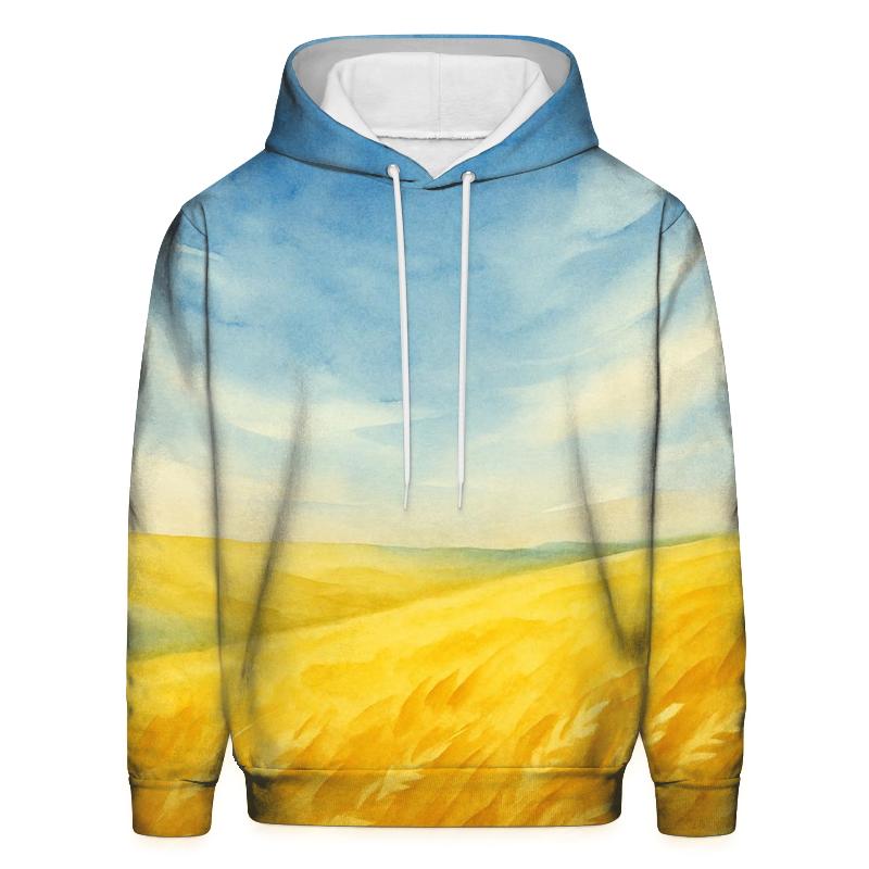 Golden Steppe Ukraine lightweight hoodies