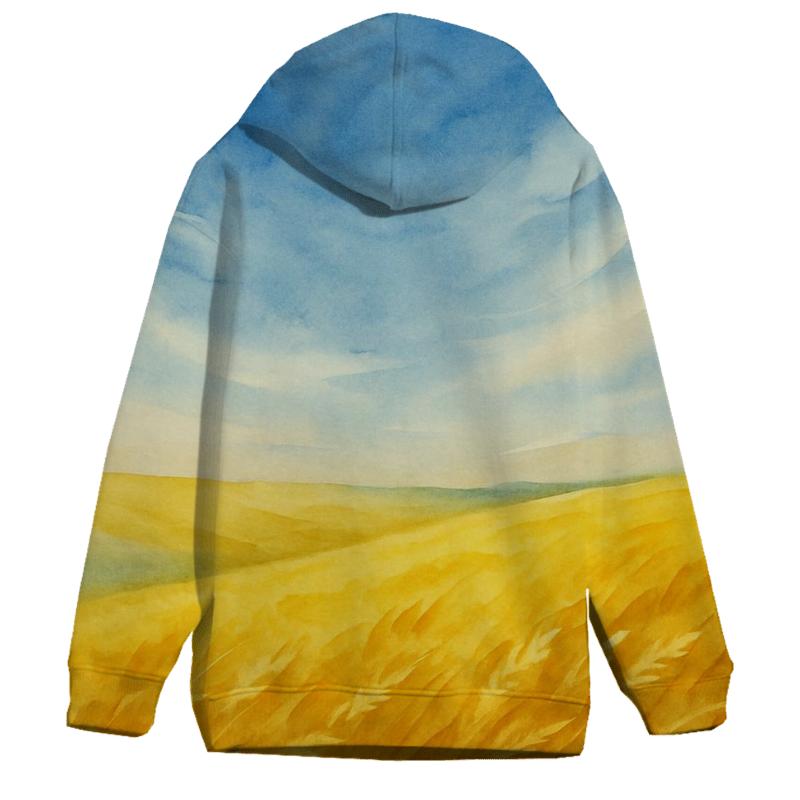 Golden Steppe Ukraine lightweight hoodies