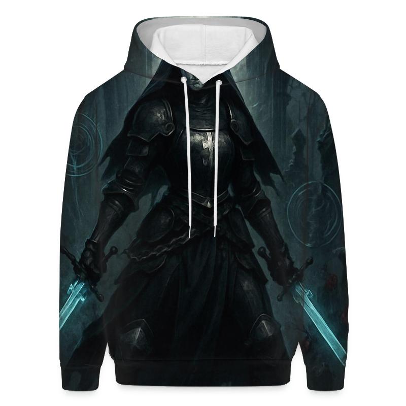 Chained War Nun With Spectral Blades premium hoodies