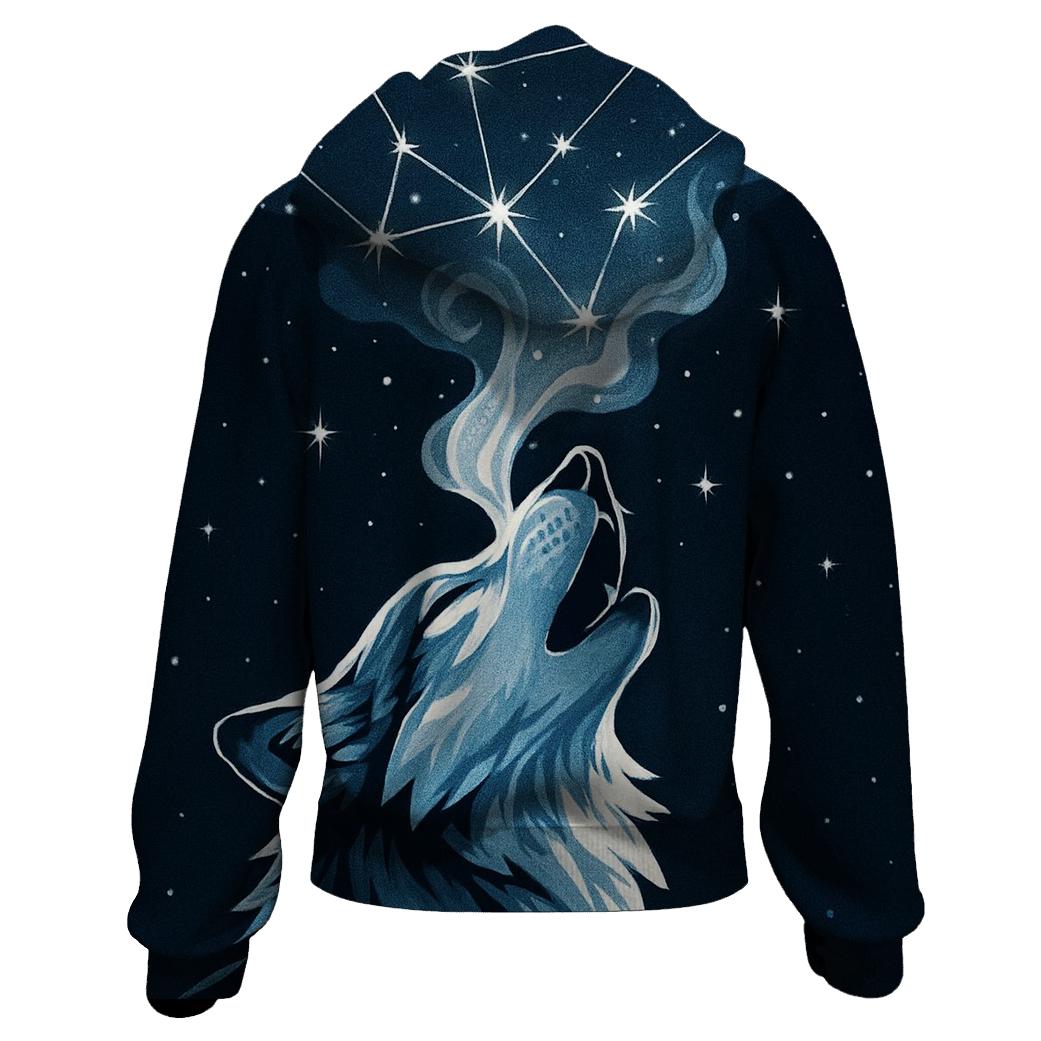 Icy Breath Constellation Howler printed hoodies