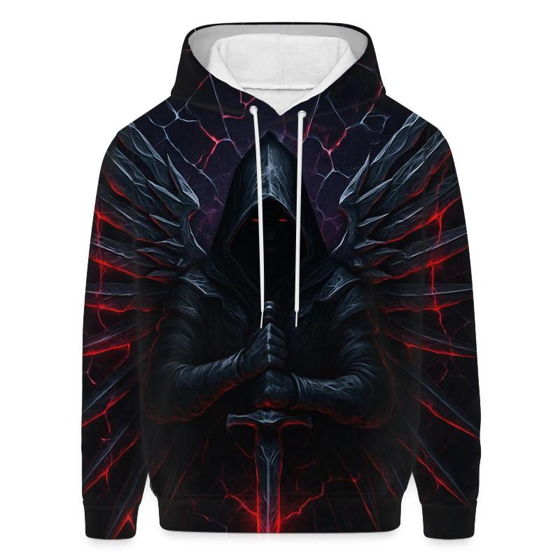 Dagger Seraph Under Shattered Glass Sky heavyweight hoodies