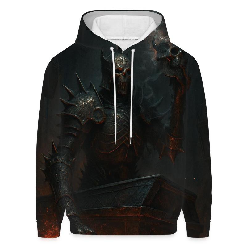 Volcanic Lich Knight Of The Molten Sepulcher zip-up hoodies