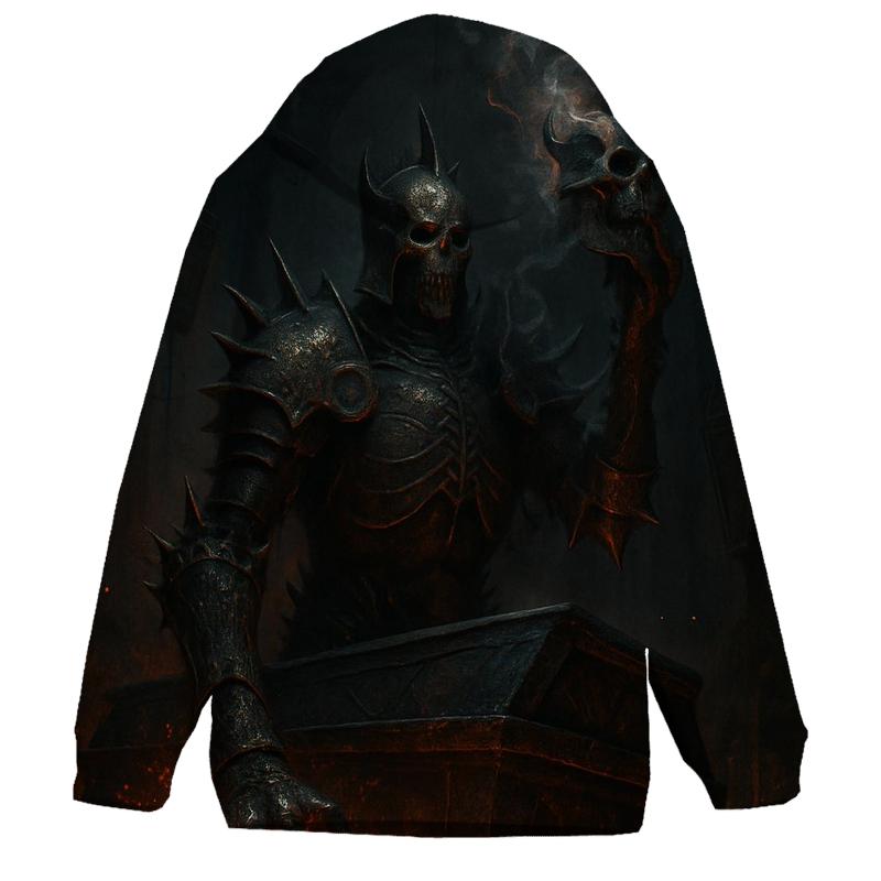 Volcanic Lich Knight Of The Molten Sepulcher zip-up hoodies