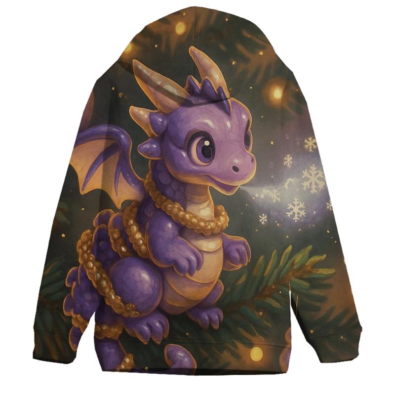 Ornament Dragon Guarding The Tree lightweight hoodies