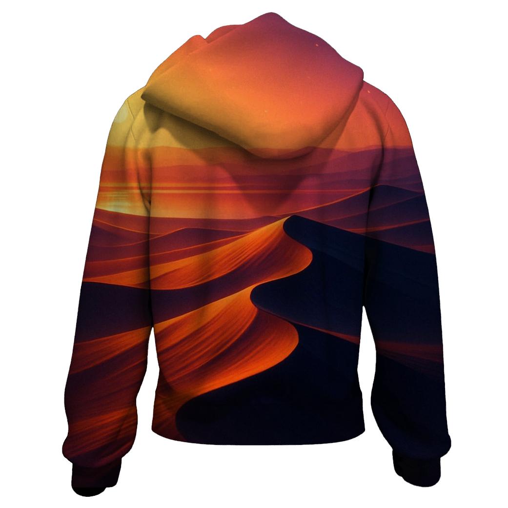 Sunset Over Glass Dunes graphic hoodies